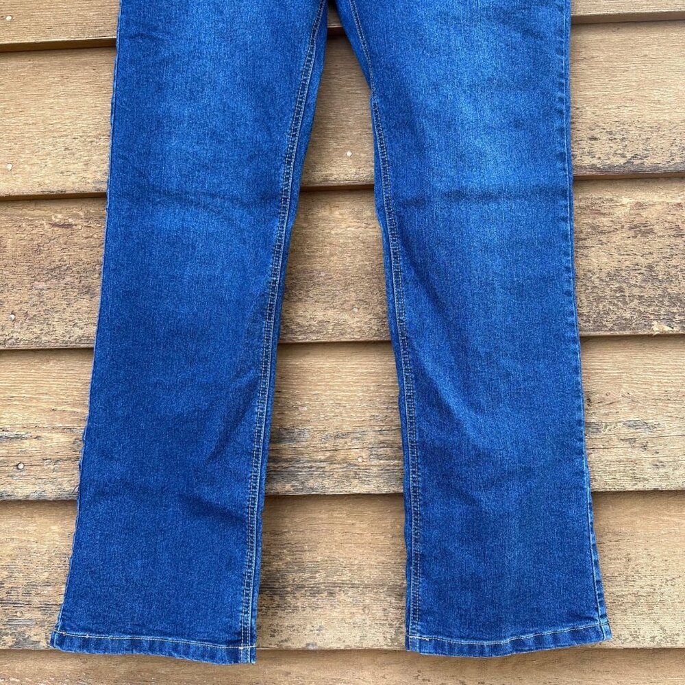 Bcc Jeans Womens Mid-Rise Stretch Denim Straight-Leg Size 10R Blue - Picture 6 of 13